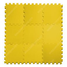 Мягкий пол универсальный, 30*30(см), толщина 1см, желтый