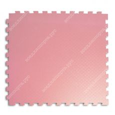 Мягкий пол универсальный, 100*100(см), толщина 1см, розовый