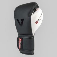Универсальные тренировочные перчатки Vector Boxing Beats Black/White 12 oz