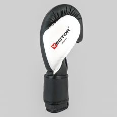 Универсальные тренировочные перчатки Vector Boxing Beats Black/White 12 oz
