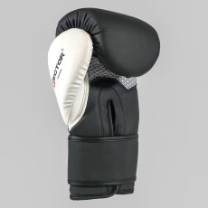 Универсальные тренировочные перчатки Vector Boxing Beats Black/White 14 oz