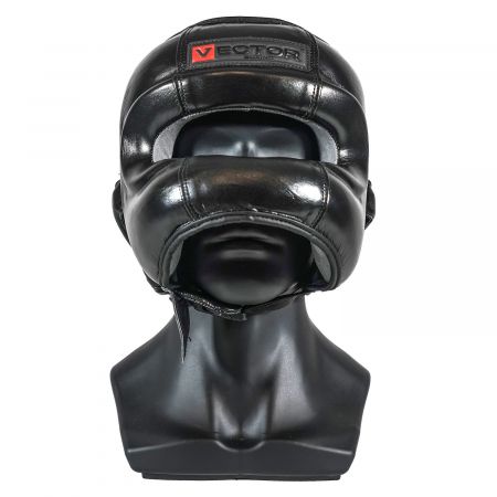 Бамперный шлем Vector Boxing Face Bumper S (53 - 55) черный