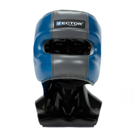 Бамперный шлем Vector Boxing Face Bumper S (53 - 55) синий FLEX