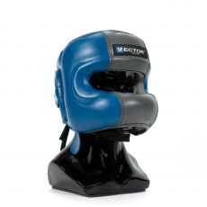 Бамперный шлем Vector Boxing Face Bumper XL (59 - 62) синий FLEX