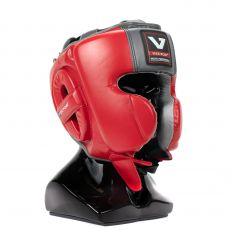 Шлем мексиканского стиля Vector Boxing Mex Head M (55 - 57) красный FLEX