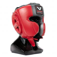 Шлем мексиканского стиля Vector Boxing Mex Head S (53 - 55) красный FLEX