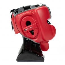 Шлем мексиканского стиля Vector Boxing Mex Head S (53 - 55) красный FLEX