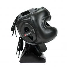 Бамперный шлем Vector Boxing Face Bumper XL (59 - 62) черно-серый FLEX