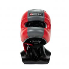 Бамперный шлем Vector Boxing Face Bumper L (57 - 59) красный FLEX