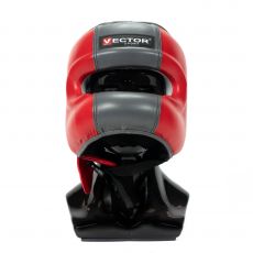 Бамперный шлем Vector Boxing Face Bumper M (55 - 57) красный FLEX