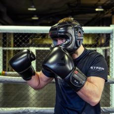 Бамперный шлем Vector Boxing Face Bumper S (53 - 55) черный