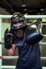 Универсальные тренировочные перчатки Vector Boxing Carbon 16 oz