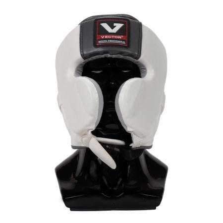 Шлем мексиканского стиля Vector Boxing Mex Head S (53 - 55) белый FLEX
