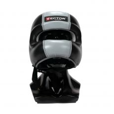 Бамперный шлем Vector Boxing Face Bumper L (57 - 59) черно-серый
