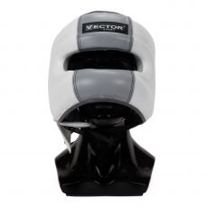 Бамперный шлем Vector Boxing Face Bumper S (53 - 55) бело-серый