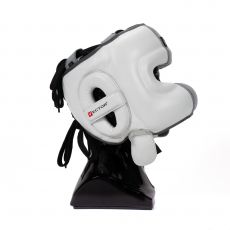 Бамперный шлем Vector Boxing Face Bumper M (55 - 57) бело-серый