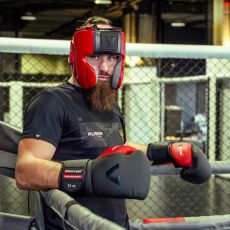 Шлем мексиканского стиля Vector Boxing Mex Head (53-62) flex red