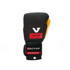 Универсальные тренировочные перчатки Vector Boxing Flex, Black/Yellow 14 oz