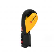 Универсальные тренировочные перчатки Vector Boxing Flex, Black/Yellow 12 oz