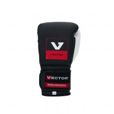 Универсальные тренировочные перчатки Vector Boxing Flex, Black/White 14 oz