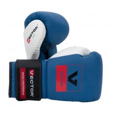 Универсальные тренировочные перчатки Vector Boxing Flex, Blue/White 10 oz