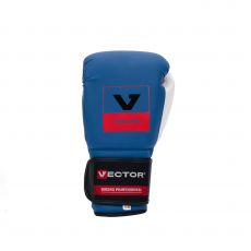 Универсальные тренировочные перчатки Vector Boxing Flex, Blue/White 12 oz