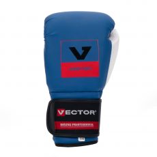Универсальные тренировочные перчатки Vector Boxing Flex, Blue/White 10 oz