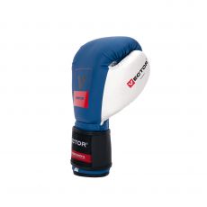Универсальные тренировочные перчатки Vector Boxing Flex, Blue/White 12 oz
