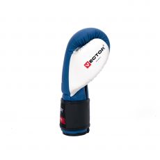 Универсальные тренировочные перчатки Vector Boxing Flex, Blue/White 12 oz