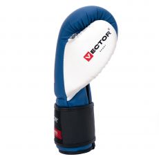 Универсальные тренировочные перчатки Vector Boxing Flex, Blue/White 10 oz