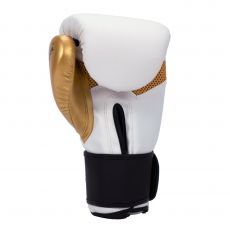 Универсальные тренировочные перчатки Vector Boxing Flex, White/Gold 10 oz