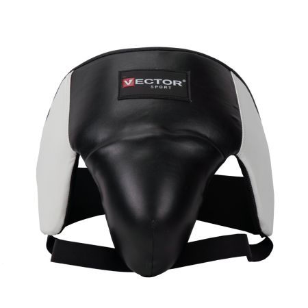 Бандаж защита паха Vector Boxing Protector FLEX черно-белый S