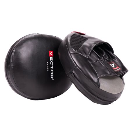 Лапы тренерские для бокса Vector Boxing AirPads черные FLEX