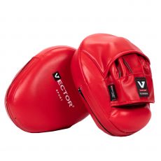 Лапы тренерские для бокса Vector Boxing Punch Mitts красные FLEX