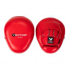 Лапы тренерские для бокса Vector Boxing Punch Mitts красные