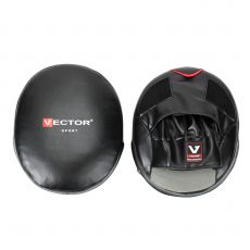 Лапы тренерские для бокса Vector Boxing AirPads черные FLEX