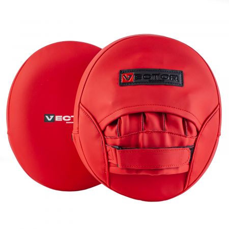 Лапы тренерские для бокса Vector Boxing Punch Mitts pro2 красные